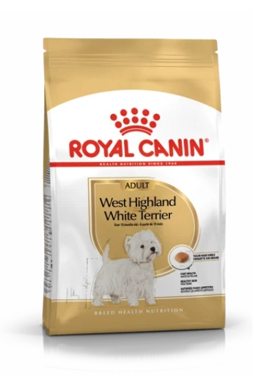 Еда для собак Сухой корм для собак Royal Canin West Highland White Terrier Adult