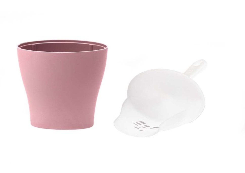 United Pets туалет-лоток "Vicci-Cat" с совком+подставкой в комплекте 53х40х16/13х10х26