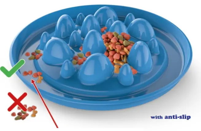 Миска для животных Georplast "Cactus-Slow Food"