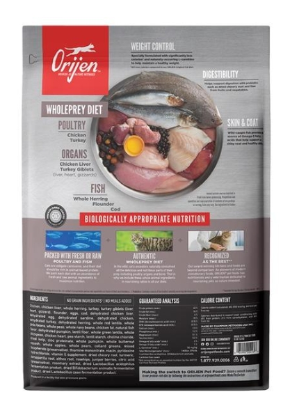 Сухой корм для кота с ожирением ORIJEN FIT & TRIM 5.4 кг (2013)