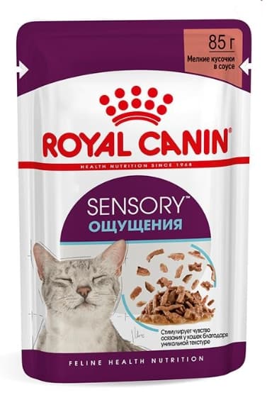 Влажный рацион для кошек Royal Canin Sensory Feel (соус)