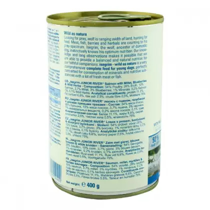 Консервированный корм Isegrim JUNIOR River Salmon