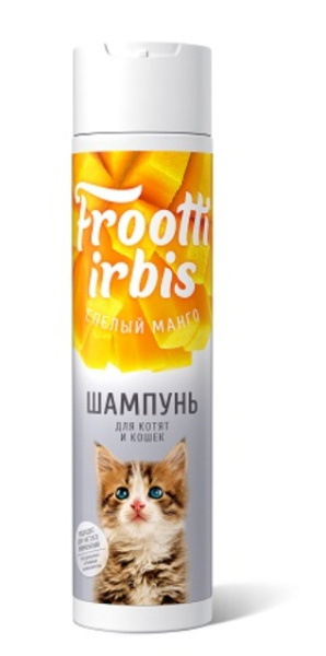 Шампунь для котят и кошек Irbis Frotti "СПЕЛЫЙ МАНГО" 250 мл (001179) для кошек
