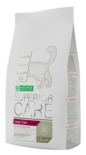 Сухой корм для кошек Nature's Protection Large Cat сбалансированный корм для крупного кота 