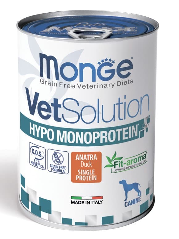 Еда для собак Monge VetSolution Hypo Monoprotein Dog DUCK (утка)