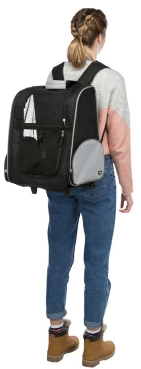 TRIXIE тканевая тележка-переноска на колёсах для кошек и собак