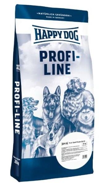 Каталог Сухой корм для собак HAPPY DOG Profi-Line Gold Power 20 кг (60616) для собак