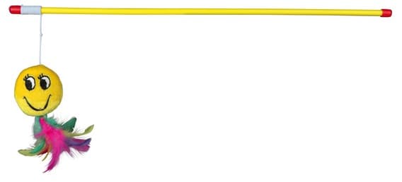 Дразнилка для кошки в виде плюшевого смайлика TRIXIE 50 см