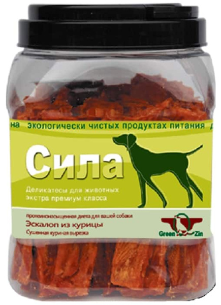 Сушеная куриная вырезка Green Qzin "СИЛА" 750 гр (157147)
