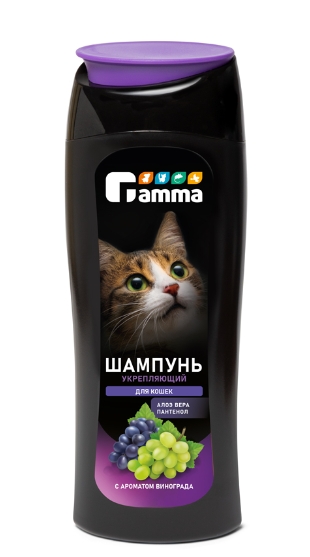 Gamma Шампунь укрепляющий для кошек 400 мл для кошек