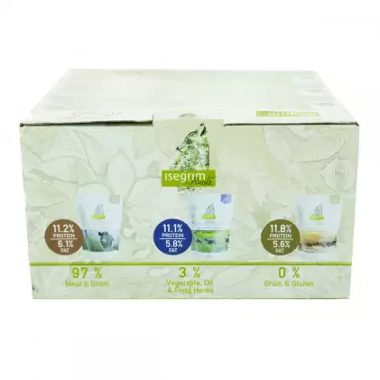 Набор консервированного корма для собак Isegrim 6x410 г