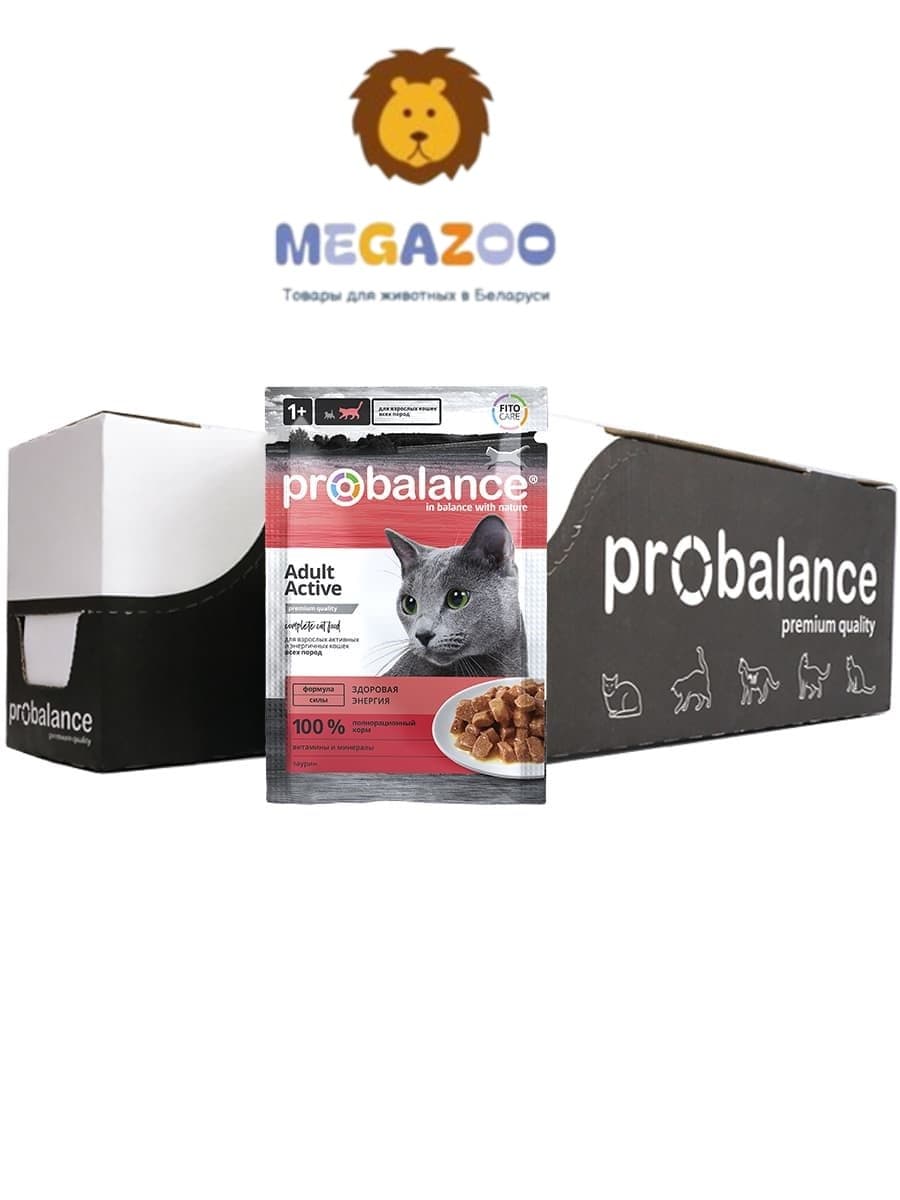 Влажное питание для активных кошек ProBalance Active Cat (курица)