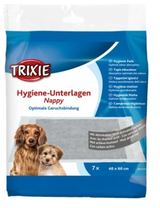 Пелёнки для собак, с активированным углем, 40х60 см 7 шт TRIXIE (23370)
