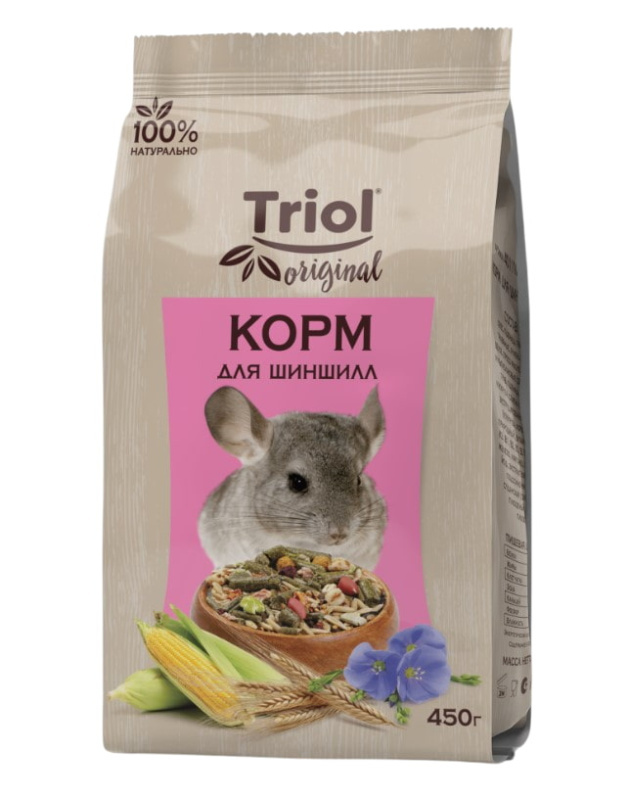 Корм для шиншилл Triol Original 450 гр (40111013)