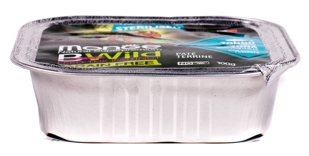 Влажное питание для кошек Monge Cat BWild Sterilised (тунец, овощи)