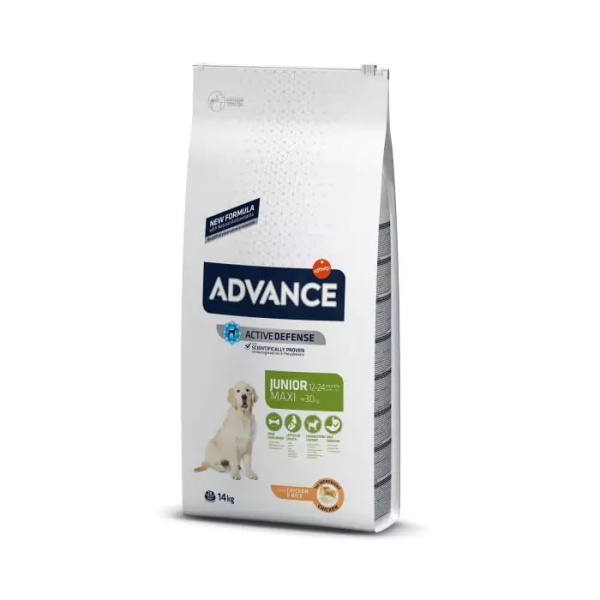 Еда для щенка Сухой корм для собак Advance Dog Junior Maxi (курица)