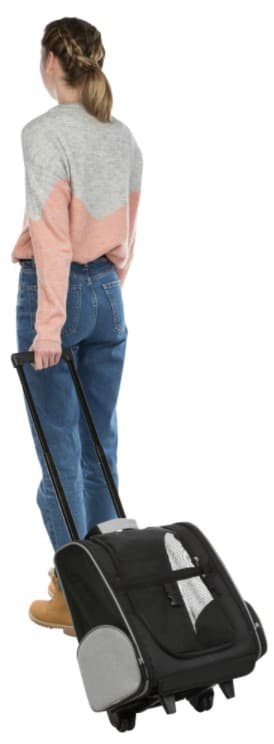 TRIXIE тканевая тележка-переноска на колёсах для кошек и собак