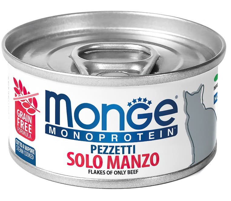 Пища для кота Monge Cat Monoprotein (мясные хлопья из мяса говядины)