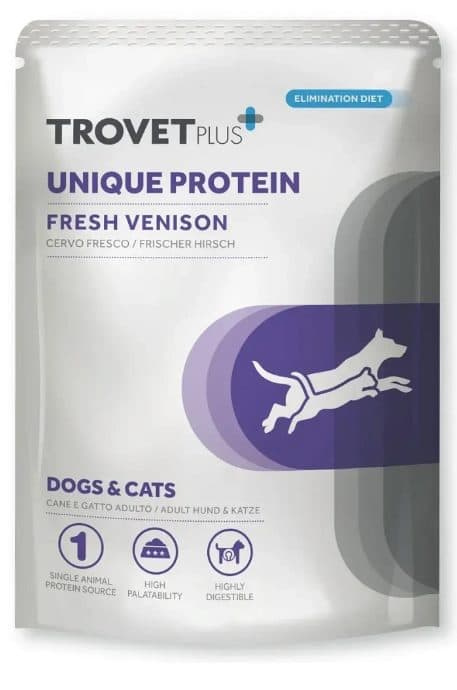 Влажный корм для кошек и собак Trovet Plus Пауч Unique Protein (оленина)
