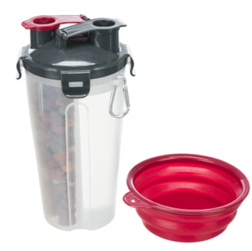 Контейнер для еды и воды "TRIXIE" 2х0.35 л/диам.11х23 см (25019)