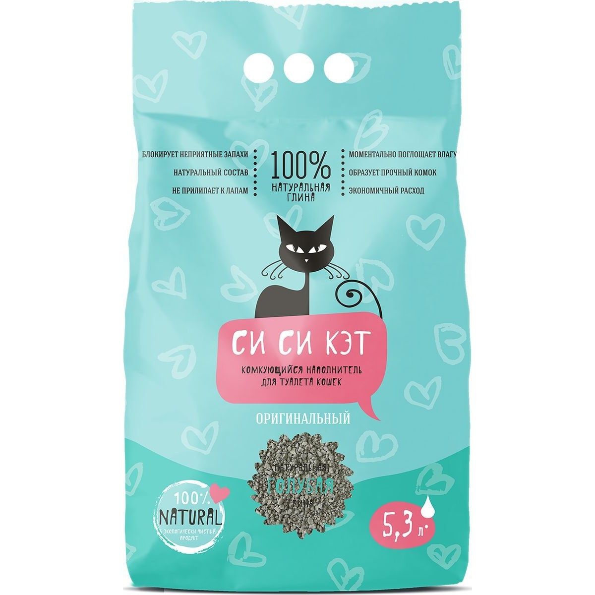 Бентонитовый наполнитель СиСиКэт 3.3 кг (5.3 л)