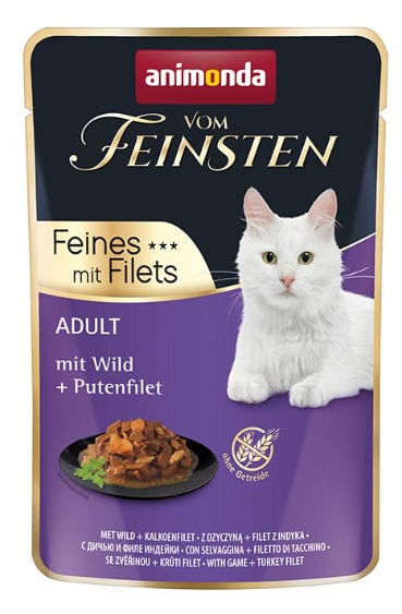 Пища для кота Vom Feinsten Adult Filet (с дичью и филе индейки)