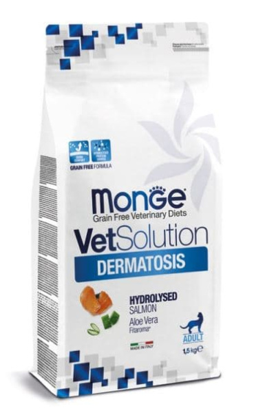 Лечебный рацион для кошек Monge VetSolution Dermatosis Cat