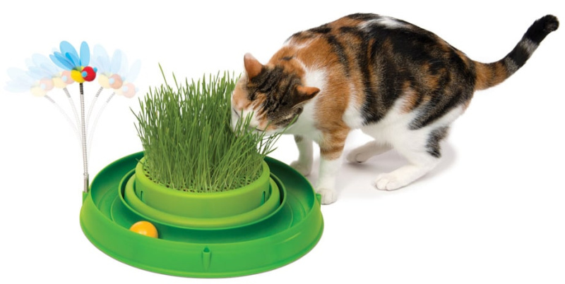 Игровой круг с мини-садом зеленый Catit (H430026)