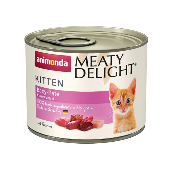 Еда для котят Паштет для котят Animonda Kitten Meaty Delight Tin Baby-Pate