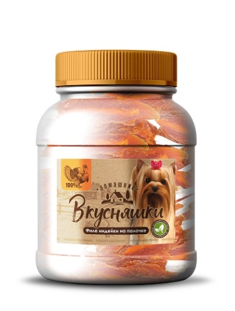 Домашние Вкусняшки Филе индейки на палочке 500 г