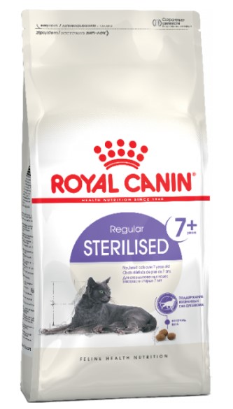 Сухой корм для кошек Royal Canin Sterilised +7 полнорационный сухой корм для стерилизованных кошек