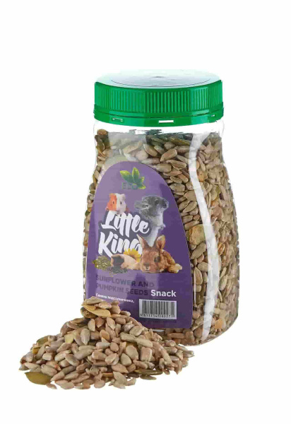 Лакомство для грызунов, семена подсолнечника, тыквы Little King
