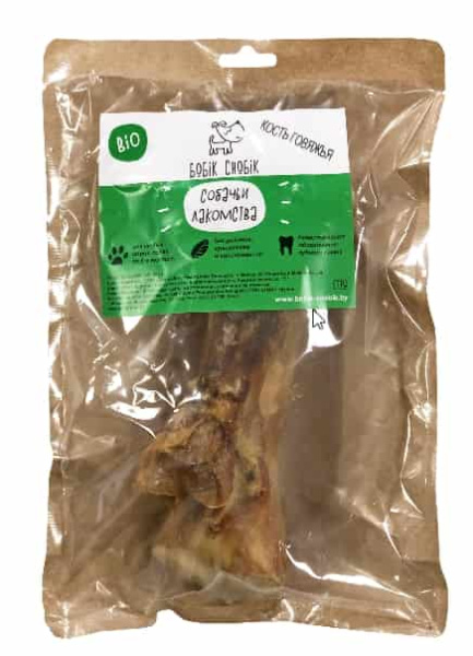 Кость говяжья малая для собак "Бобик-Снобик" 1 шт (010502)