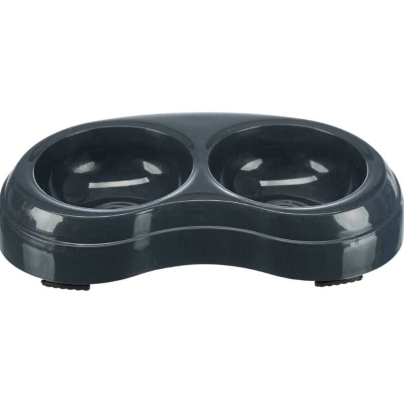 Миска двойная для собак "TRIXIE" 2х0.2 л/10 см (24967)