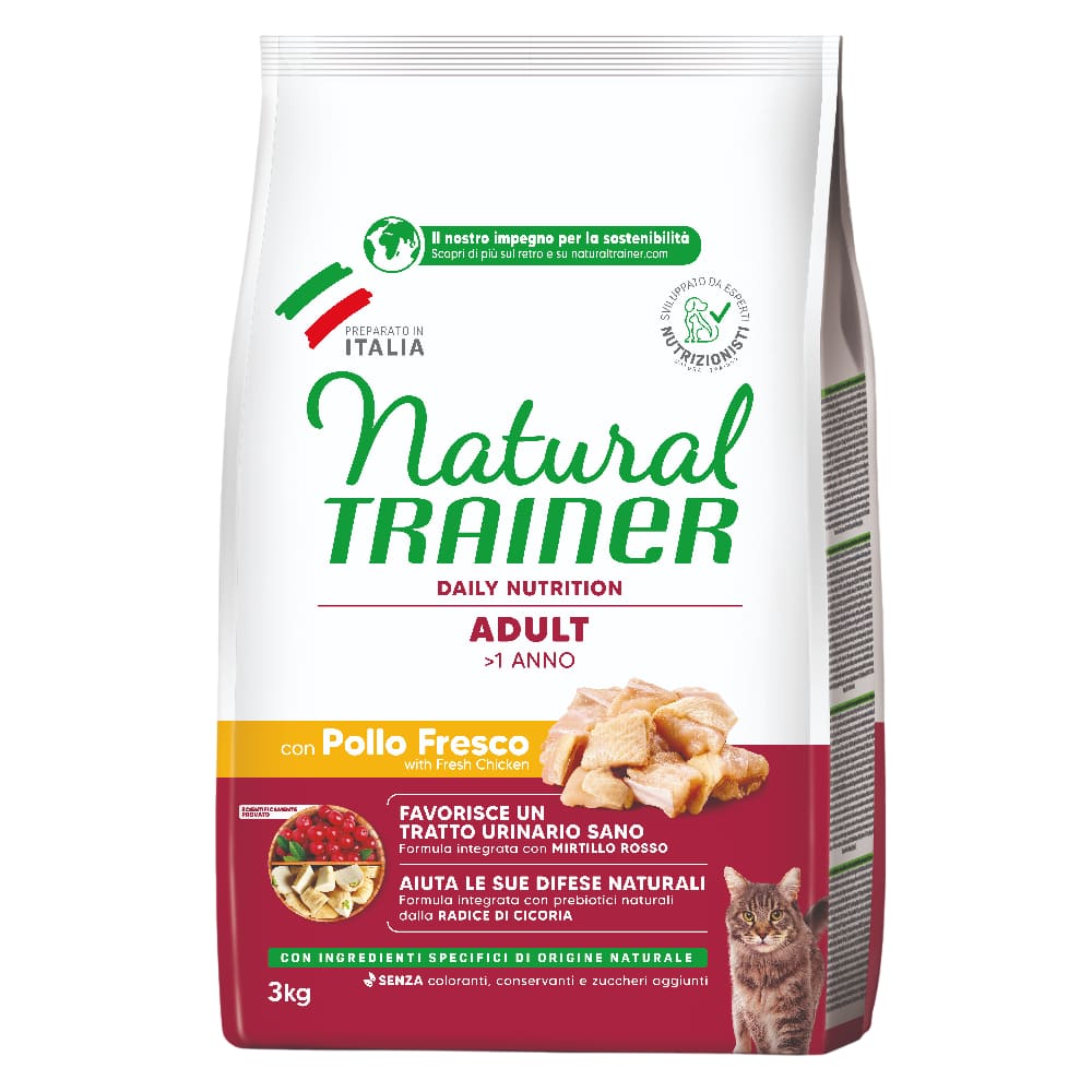 Сухой корм для кошек Natural Trainer Cat Adult (курица)