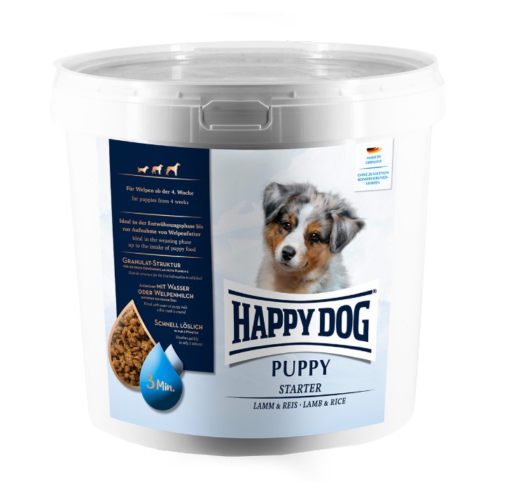 Прикорм для щенков всех пород Сухой корм для щенков HAPPY DOG Baby Starter