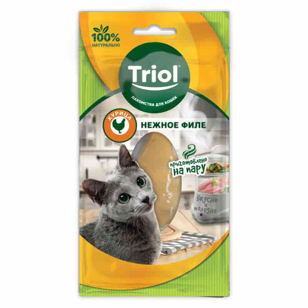Нежное филе курицы для кошек TRIOL 20 гр (20171009)