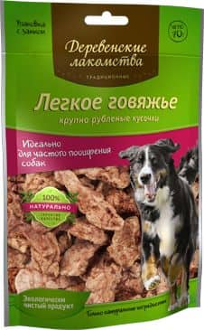 Легкое говяжье мелкое "Деревенские лакомства" 30 г (79711618)