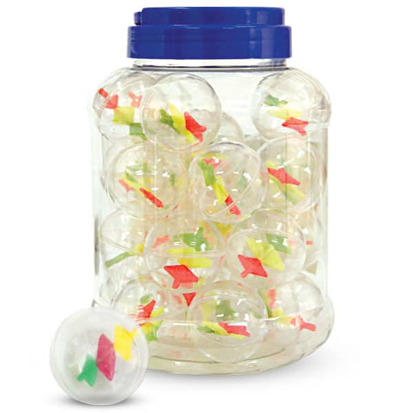 Игрушка для кошек "Мяч прозрачный" 45 мм*25 шт (22181014) 