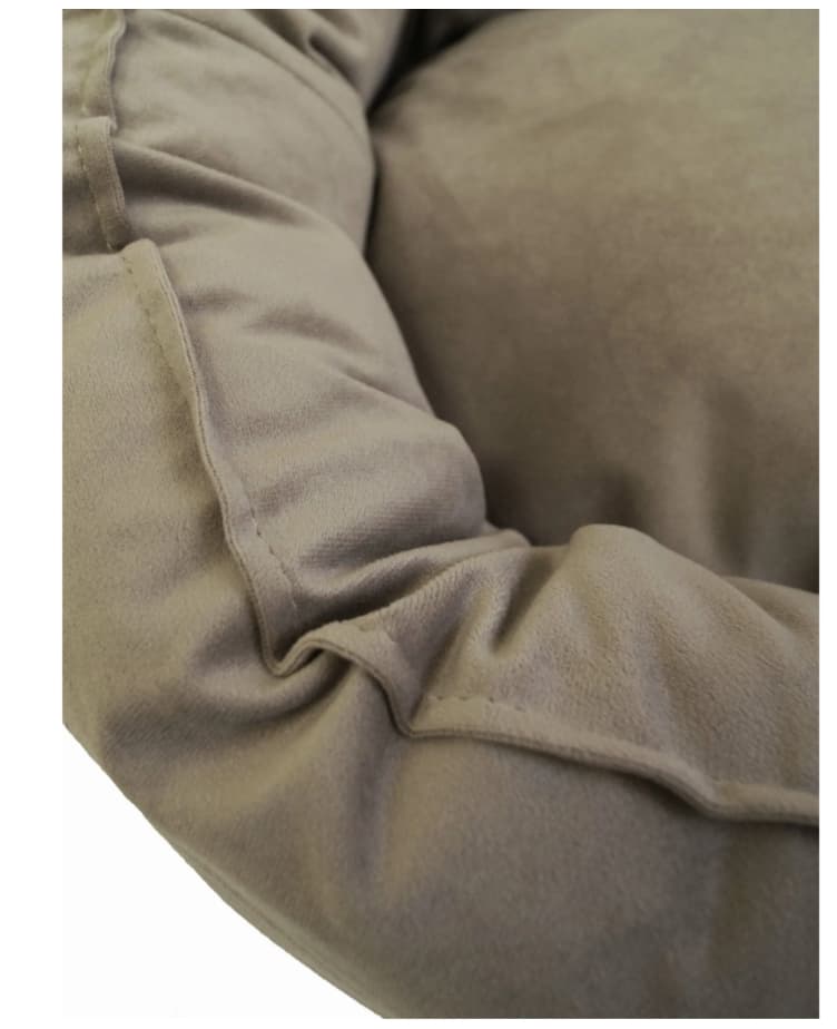 Лежанка круглая со съемным чехлом Тото1 (бежевый)