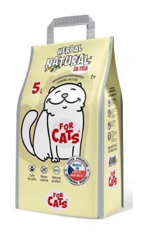 FOR CATS Наполнитель Natural Herbal Ultra (аромат трав и цветов)