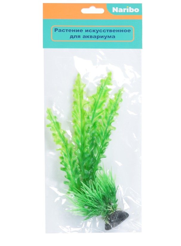 Растение пластиковое NARIBO Апоногетон 20 см