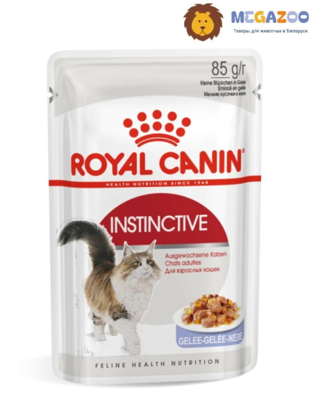 Влажное питание для кошек  Royal Canin Instinctive в желе