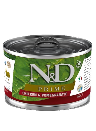 Консервы для собак Farmina N&D Dog Prime Chicken & Pomegranate Mini (курица, гранат)