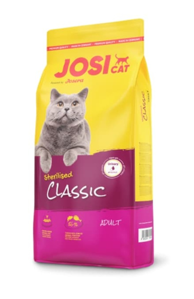 Еда для кошек JosiCat Sterilised CLASSIC (рыба) 18 кг