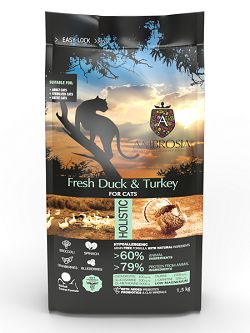 Рацион для стерилизованных кошек Ambrosia Grain Free Sterilized Cat (утка, индейка)