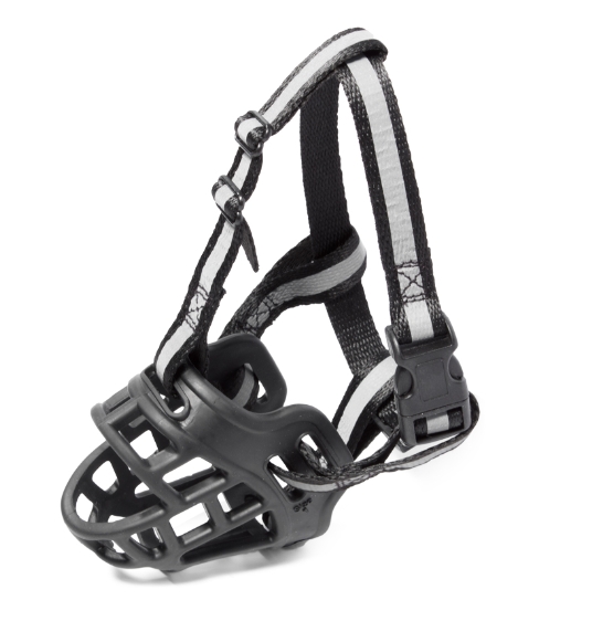 фото Намордник силиконовый с нейлоновым ремешком Triol