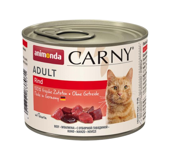 Кошачий корм Консервы для кошек Animonda CARNY Adult (говядина)