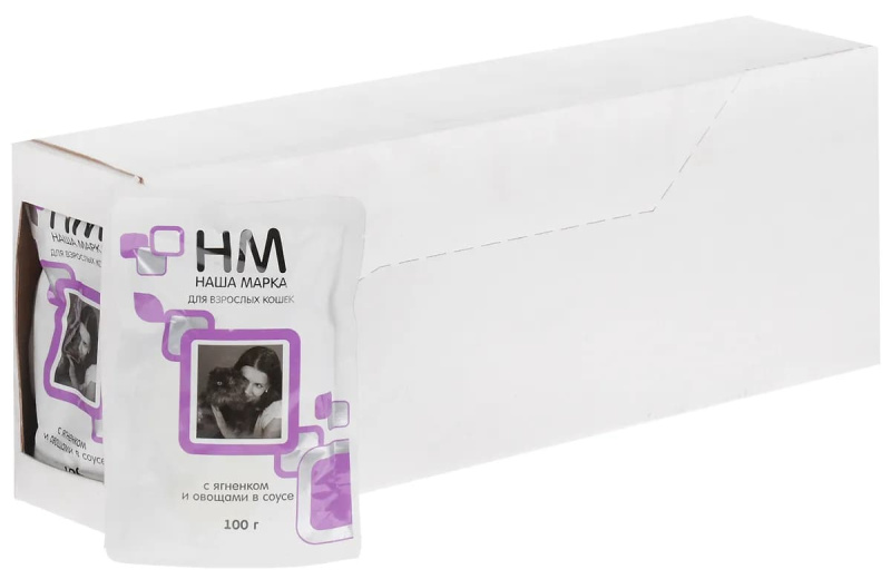 Корм для кошек и котов Наша Марка с ягненком 