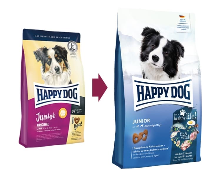 Каталог Сухой корм для щенков HAPPY DOG Junior Original для собак